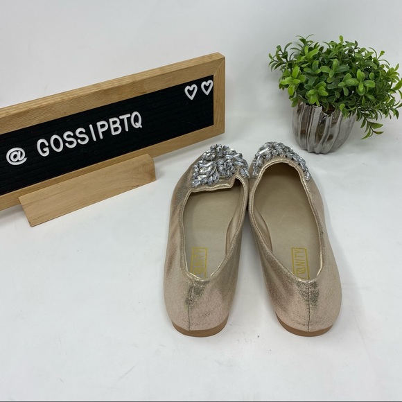 Lily Vanity Jeweled Rhinestone Flats  Size 39 (9) - Picture 5 of 5